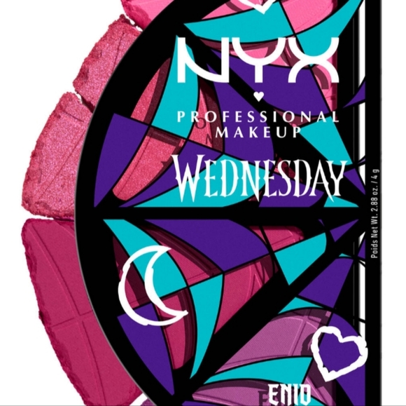 NYX LIMITED EDITION WEDNESDAY CELLO EYELINER LIP OIL BLUSH & BLACK LINER - Picture 9 of 15